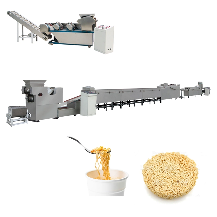 Máquina de hacer fideos instantáneos instantánea de la línea de procesamiento automático de Fideos Fideos Instantáneos de la línea de producción de la máquina