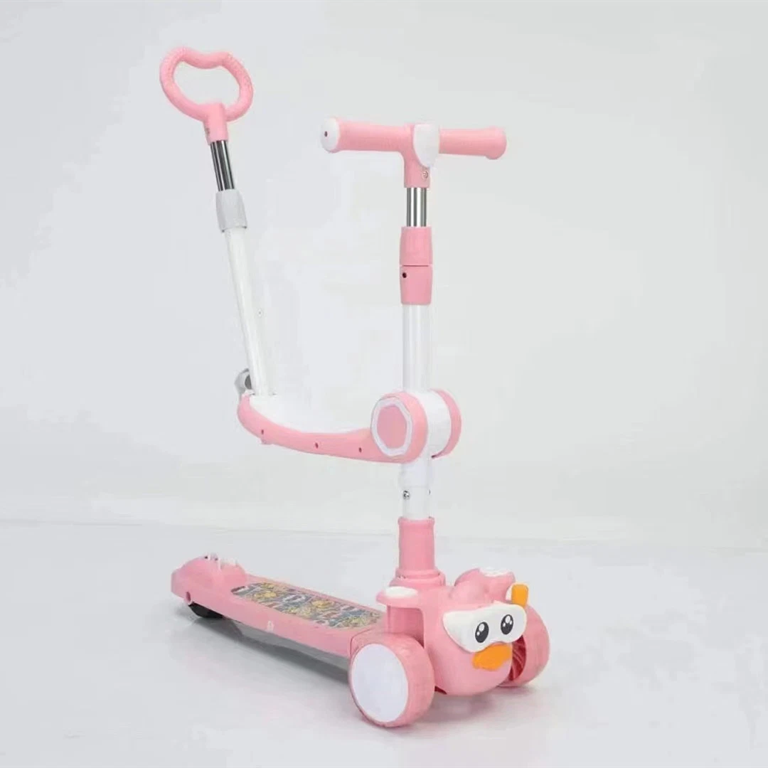 Hot Selling Foldable Seat Kids Scooter Baby Push Bike 2 in 1 Kick Scooter Slider Bike