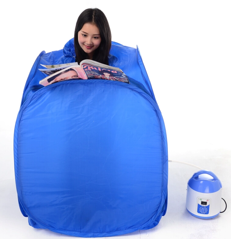 Azul portátil terapéutico PVC personal vapor Sauna SPA Tent