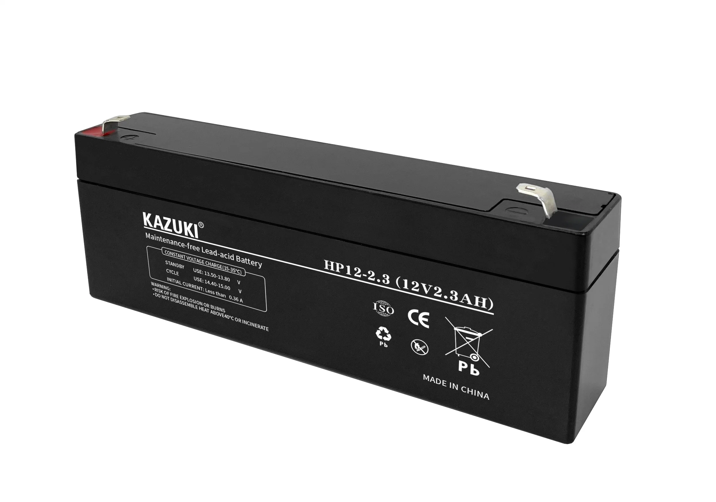 Kazuki OEM 12V2.3ah Équilibre électronique/ Équipement d'alarme/ Batterie de bonne qualité pour voiture jouet pour enfants.