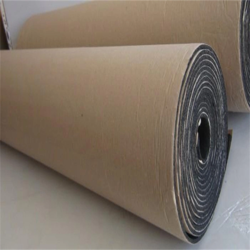 Fireproof Black Rubber Foam Sheet for Air Duct Insulation