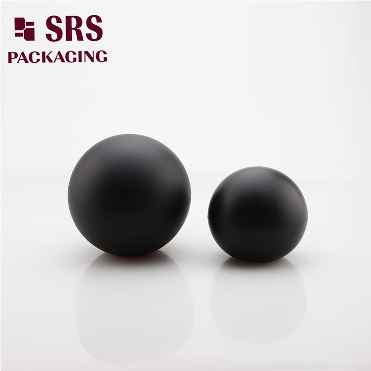 Matte Black Color 5g 50g Cosmetic Ball Jar for Eye Cream