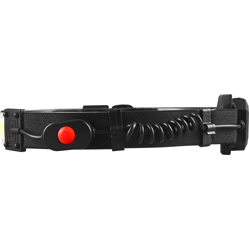 Waterproof LED Head Light with Battery Indicator USB Rechargeable Light