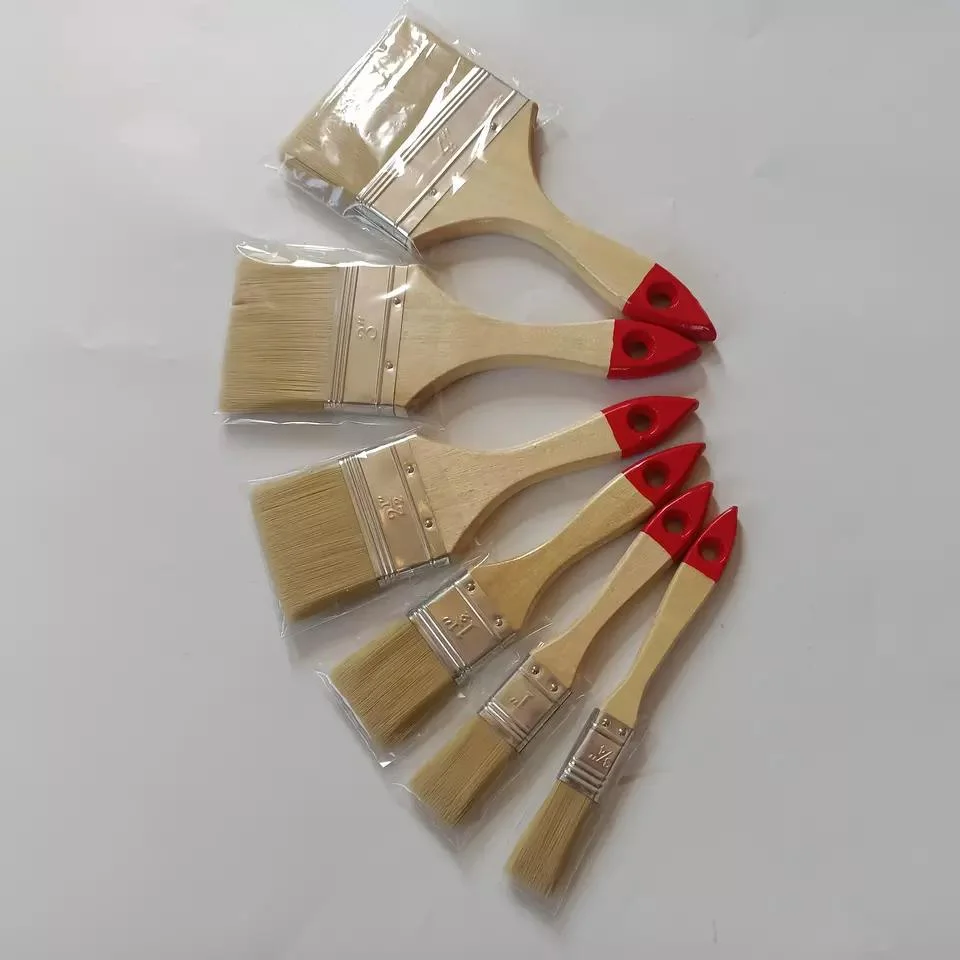 Economical Wooden Handle and Tapered Filament Manufacture Paint Brush>= 12000 Pieces