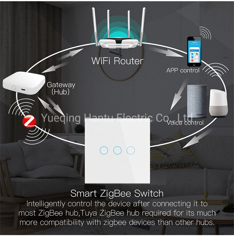 Smart WiFi Touch Remote Control Switch CAN Remote nach europäischer Norm Steuerung über APP und Sprache