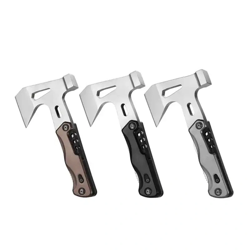 Wholesale/Supplier Multi-Tools Camping Axe Hammer Outdoor Portable Folding Knife with Screwdriver Bottle Opener