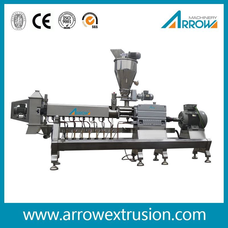 Double Screw Extruder Proces Corn Flakes Cereals Food