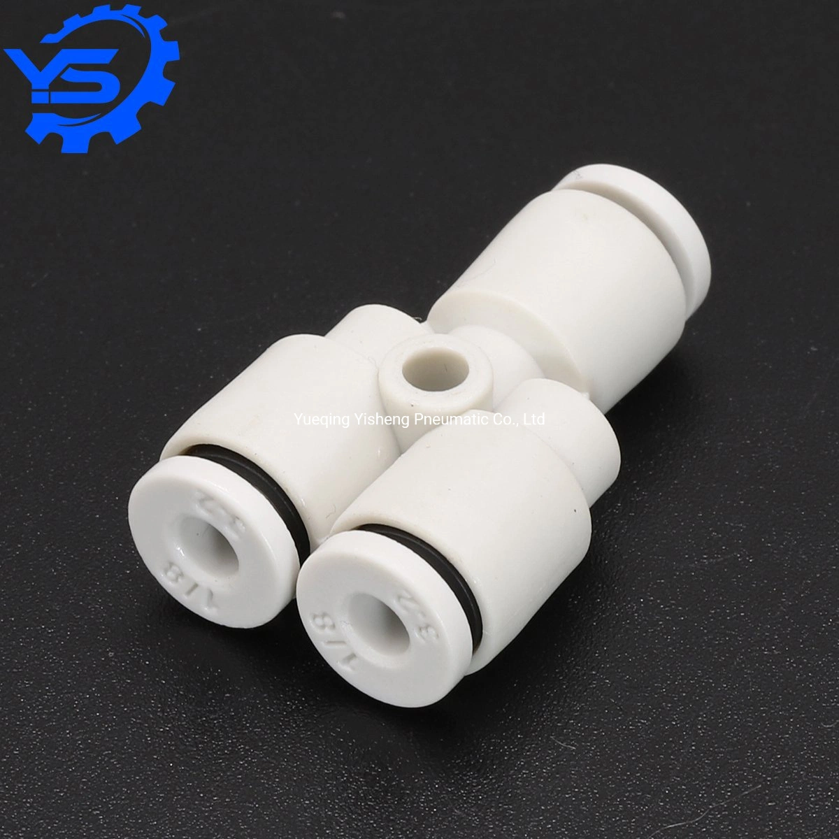 Py Series Direct Way Push in to Connect Compact Equal Yee Pneumatic Plastic Quick Connecting Fitting One Touch Tube Fittings Mini Type