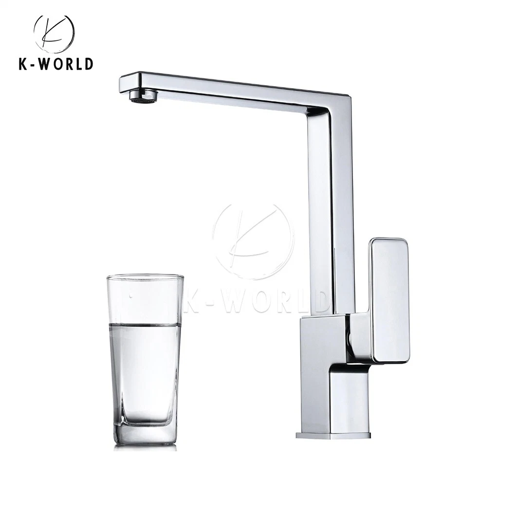 K-World Zinc Single Hole Basin Faucet Fabricators ODM Lavatorio personalizado Grifo China corriente ajustable Acero inoxidable lavabo Mezclador grifo grifo