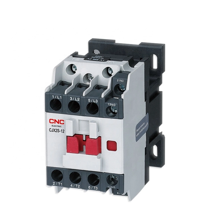 CNC Cjx2s Series AC 12A 18A 3 Pole Contactor 1no+1no 12AMP 3p 380V 220V 50/60 Hz 3 Phase Magnetic Contactor with TUV Certificate