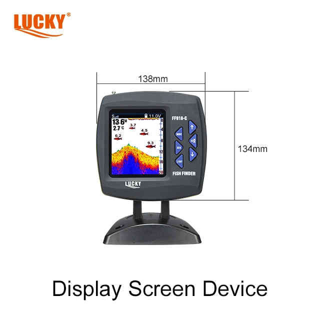 Lucky Touch Screen Detector De Bancos De Peces FF918CSD-Wt