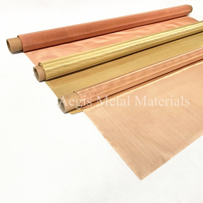 EMI Emf Shielding Copper Wire Net 100 150 200 Mesh Cu Wire Cloth