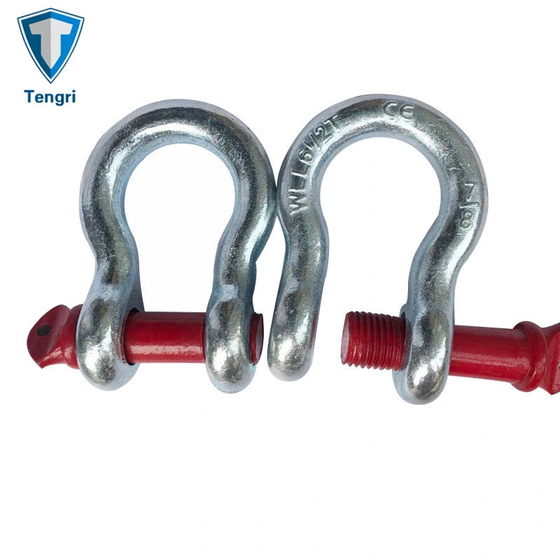 Heavy Duty Us Type 4.75 Ton Tow Titanium D Ring Buckle Shackle G209 with Screw Pin