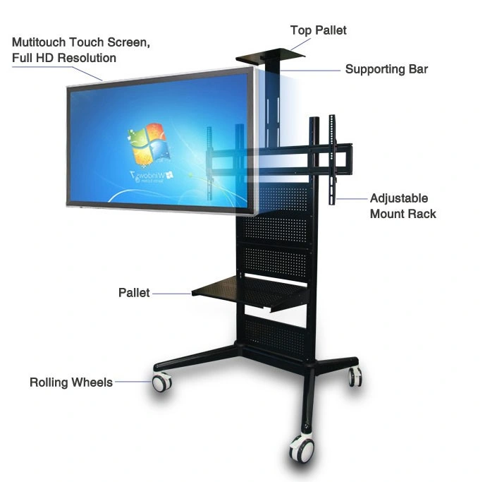 55, 65, 75, 85, 98, 110- Inch Smart Office Digital All-in-One PC Electric Educational Equipment Touch Screen Interactive Whiteboard