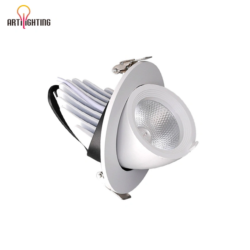 5000K 25W 35W High Power LED Spot Light with White Aluminum Housing Adjustable