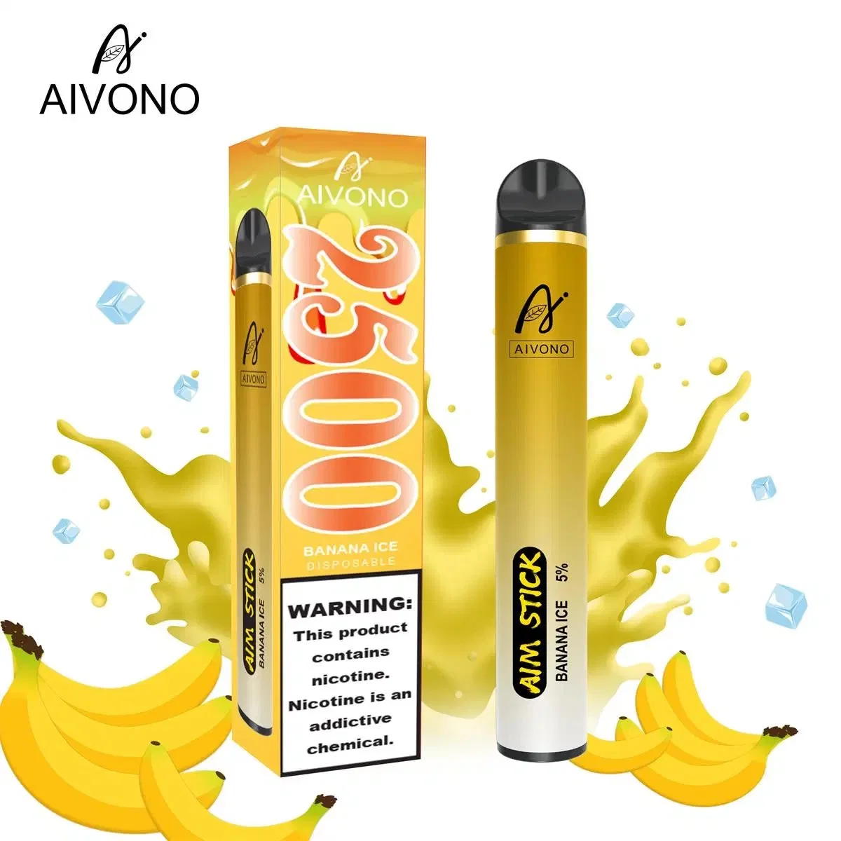 أحدث تصميم فريد من نوعه أيفونو Aivono AIM Stick 9ML 12 نكهة مبخرة السجائر الإلكترونية 0%/2% 5% نيكوتين ميني Vape بالجملة يمكن التخلص من السجائر بالقلم