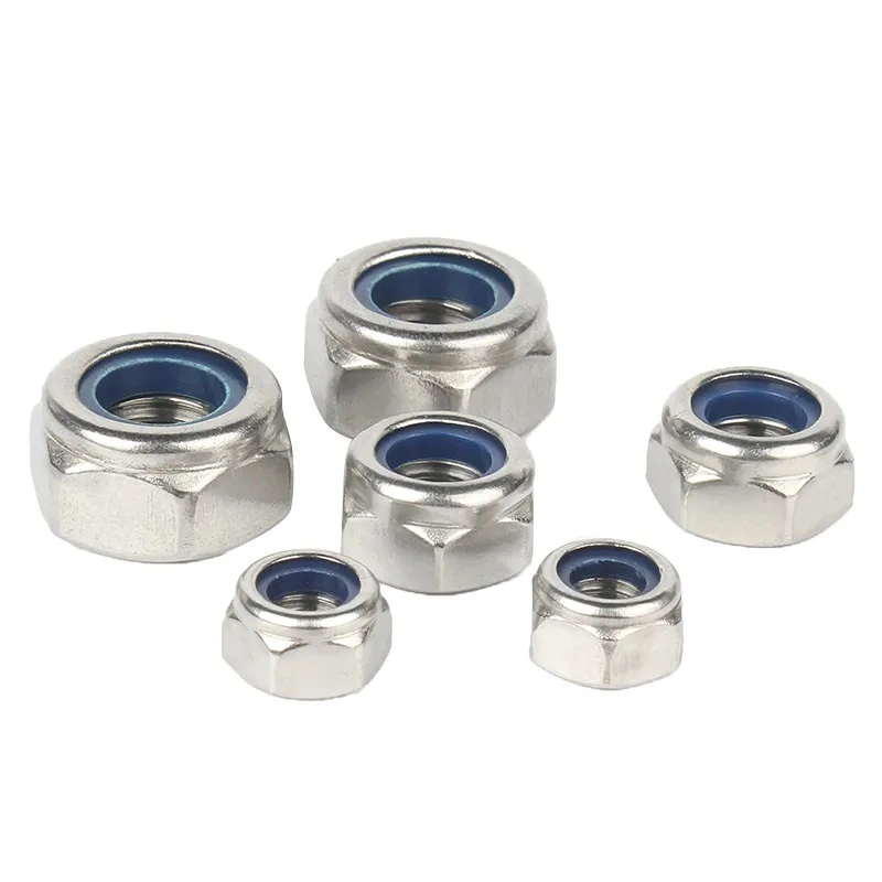 Standard Stainless Metric Nylon Insert Hexagon Lock Hex Nuts