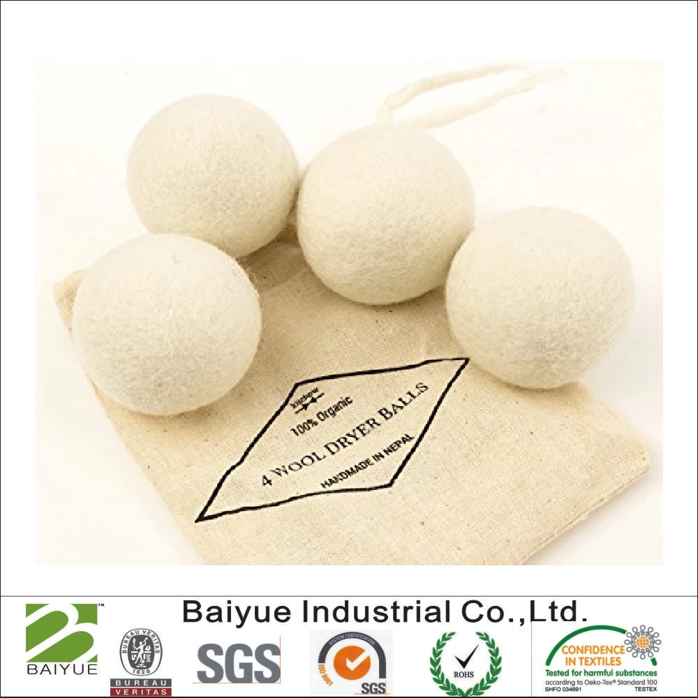 4 Pack Extra Large Wool Balls for Cloth Dryer