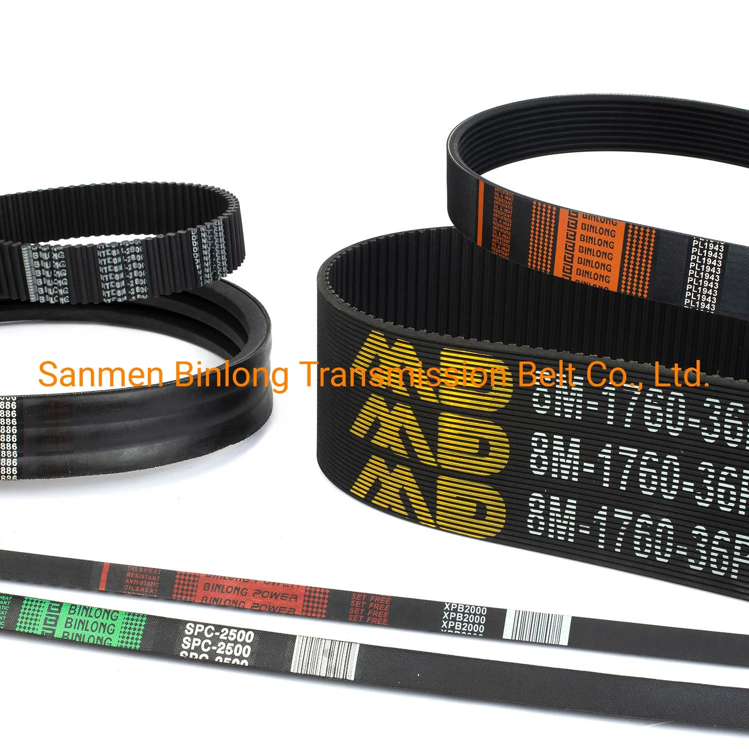 Raw Edge Agricultural Belts Standard Rubber Belts Driving Belts