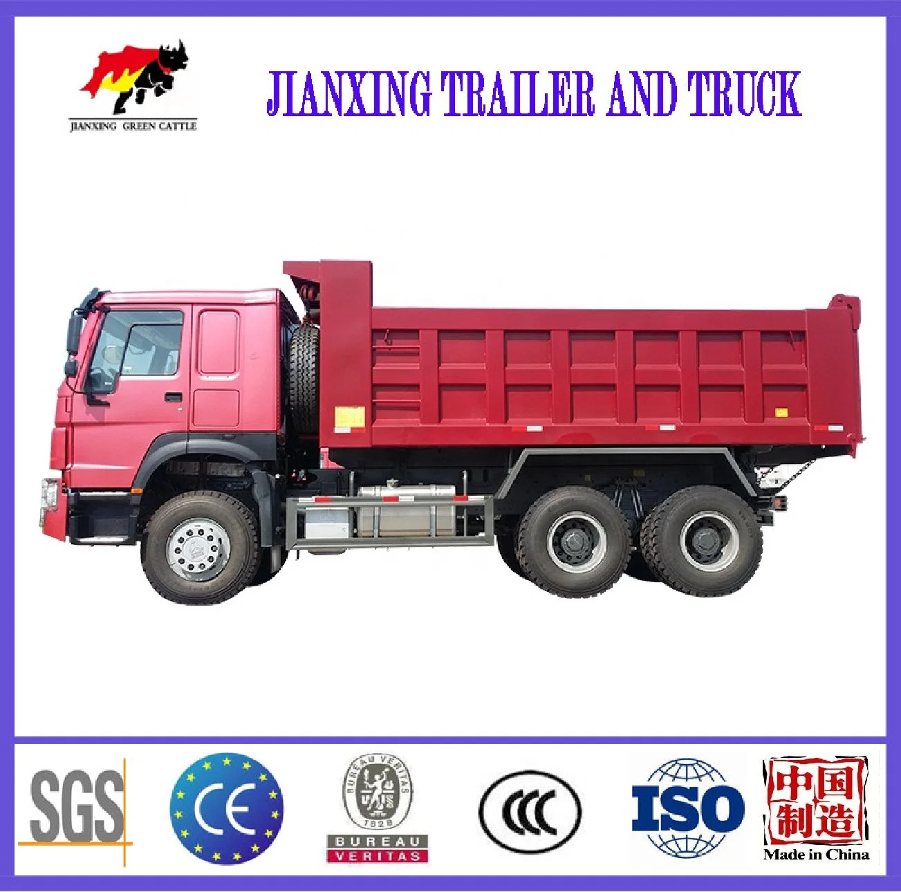 6*4 Dump Truck Brand New Loading Earthwork Gravel Bulk Cargo