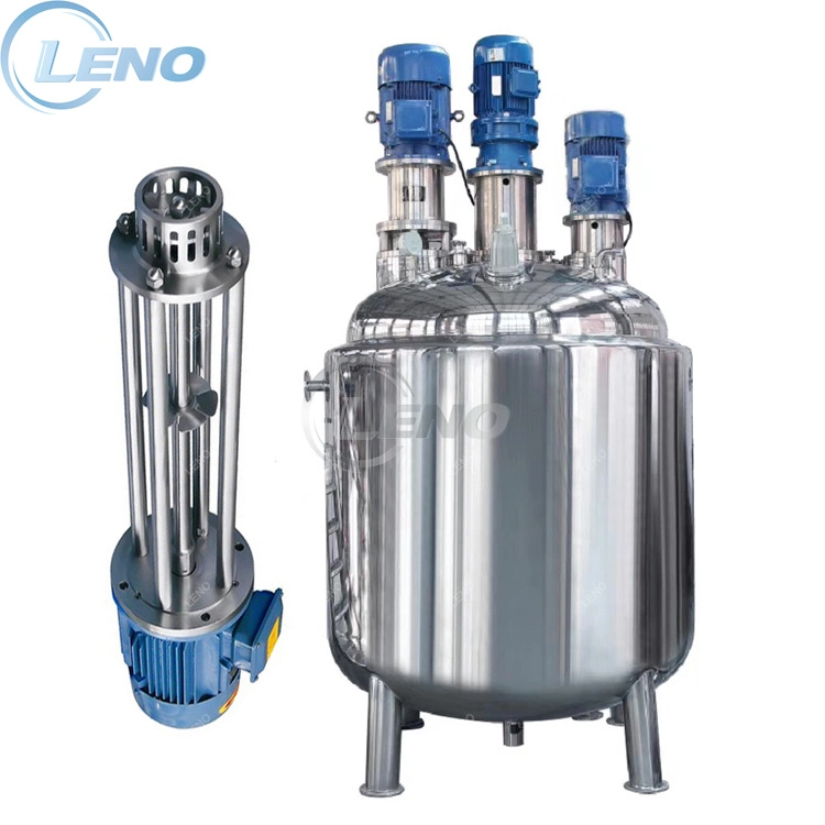 SS304 SS316L Stainless Steel Reactor Lotion Making Equipment