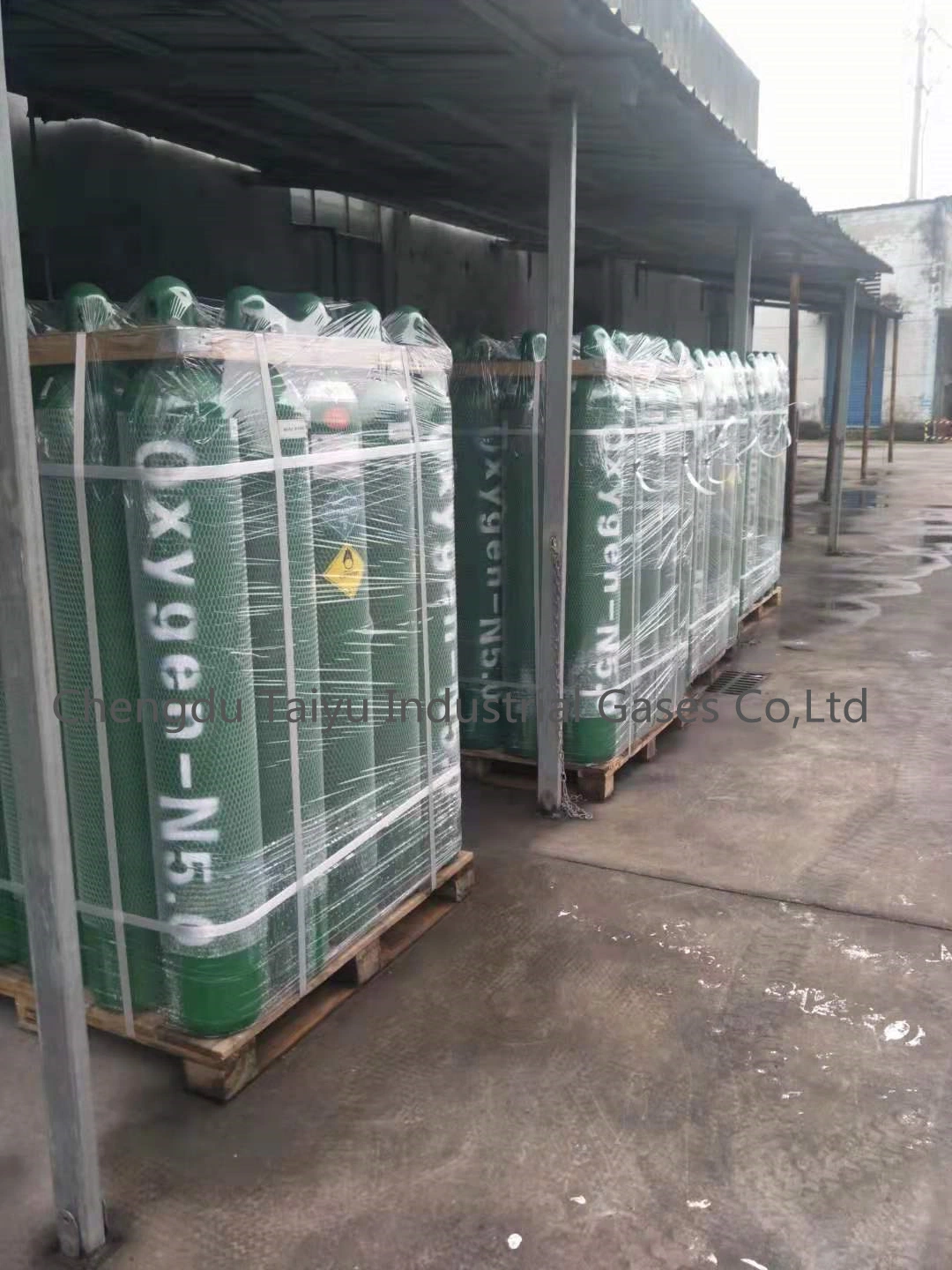 Industrial Grade 99.9999% Purity Container Oxygen Gas 10m3 Filled in 50L Cylinder