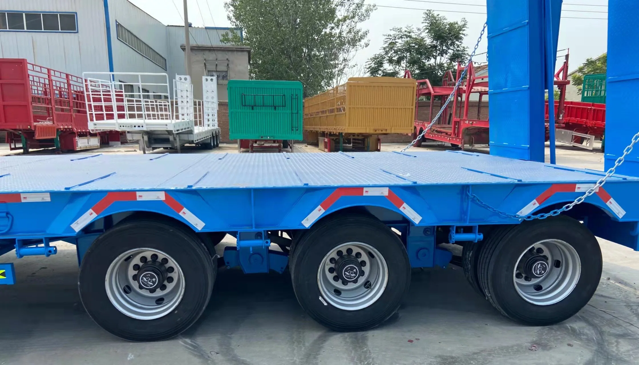 Anton Car Production, Gooseneck Low Plate Making, Production of Trailer, Chinese Manufacturers