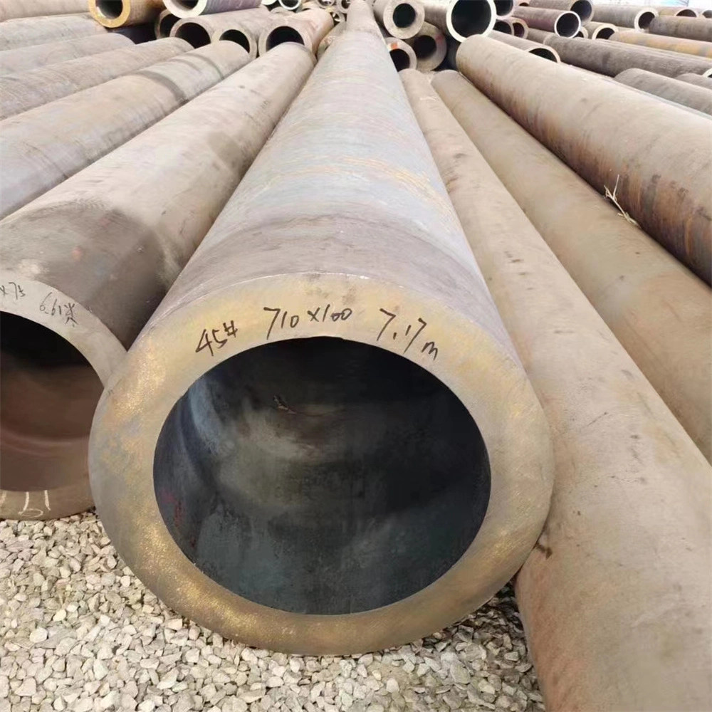 Large Stock Hot Rolled Cold Rolled ASTM A53 API 5L Round Black Seamless Carbon Steel Pipe for Boiler High quality/High cost performance  High Standard Custom Size