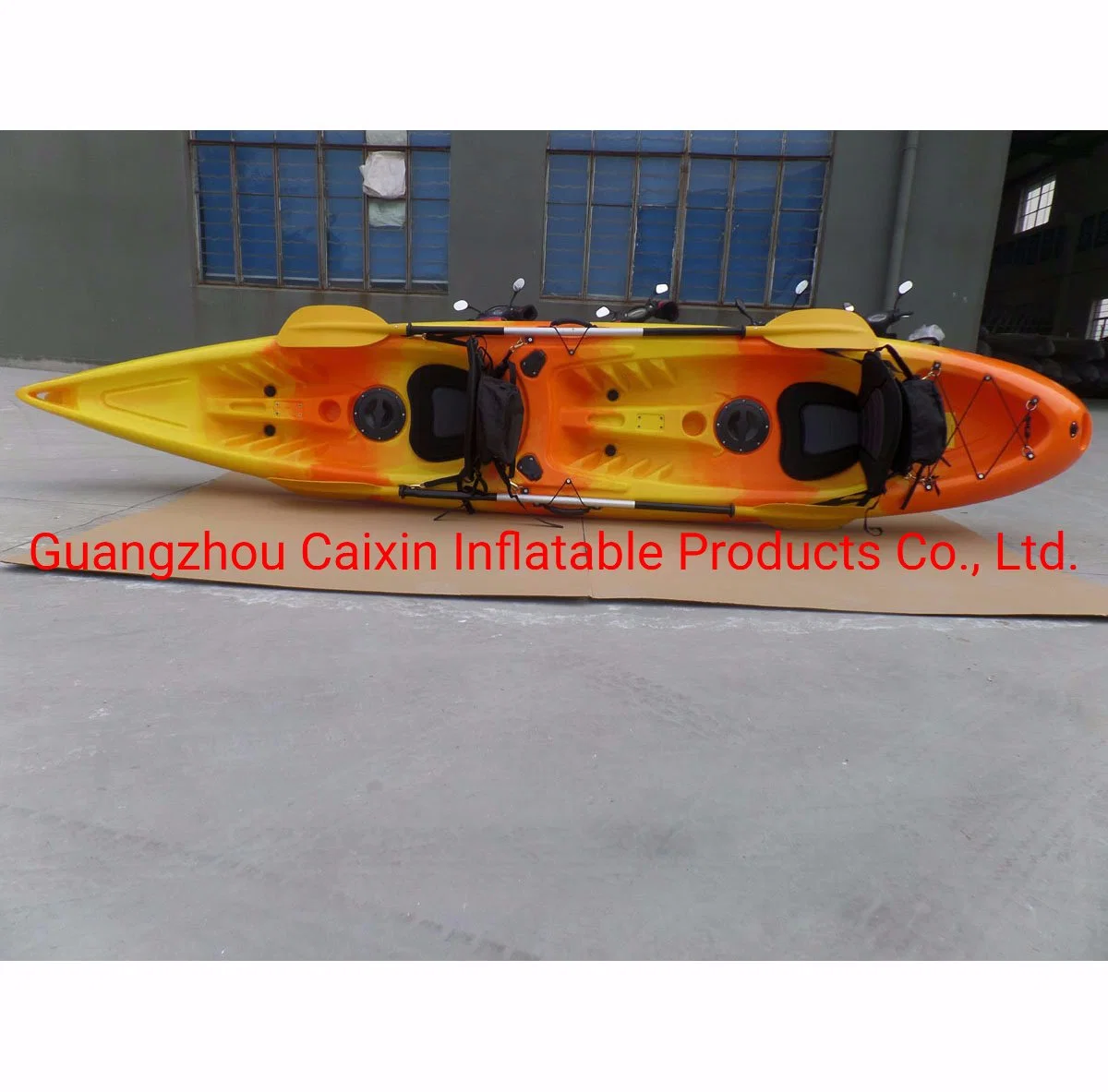 2019 Professional Rotomolded Double Fishing Kayak Sit on Top Tandem Kayak