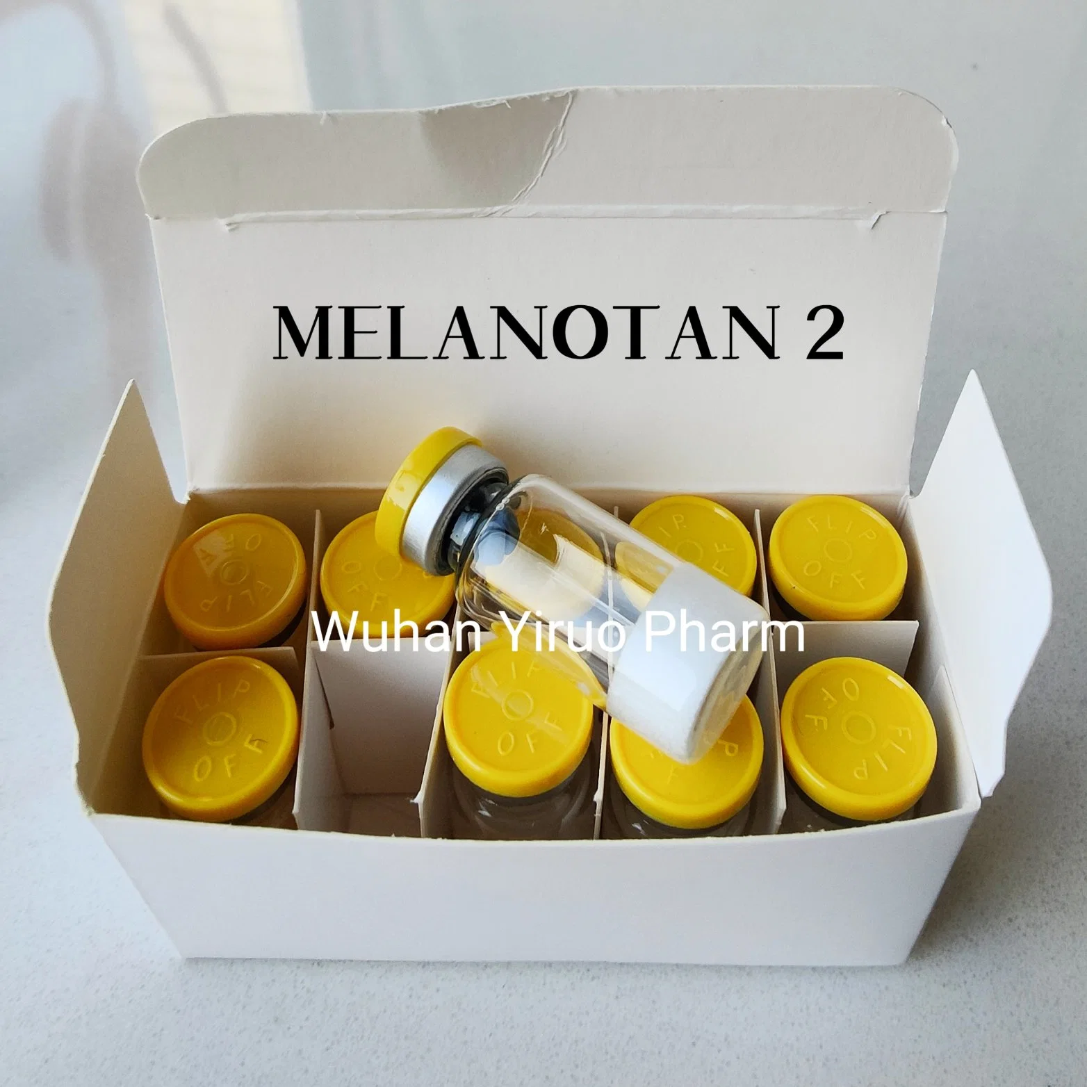 UK/Au/Se/Norway Hot Selling Tanning Peptides Melanotan II, Melanotanii, Melanotan2, Mt2 Powder in Vials Lyopillized 10~50mg Available