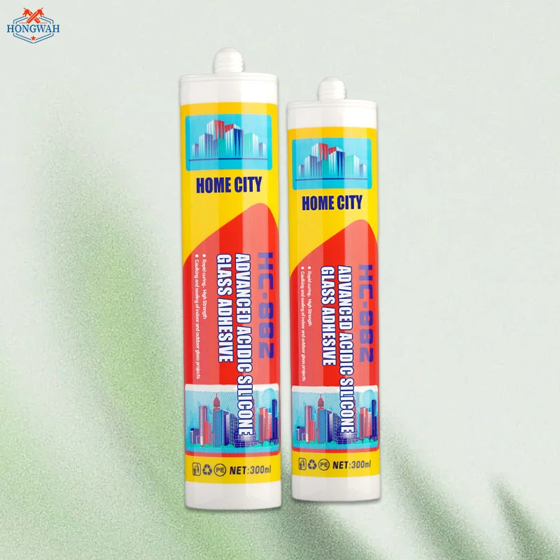 Built-in Wall Furniture Silicone Sealant Acid Open Dry Curing Construction Adhesive Metal Wood Glass Glue