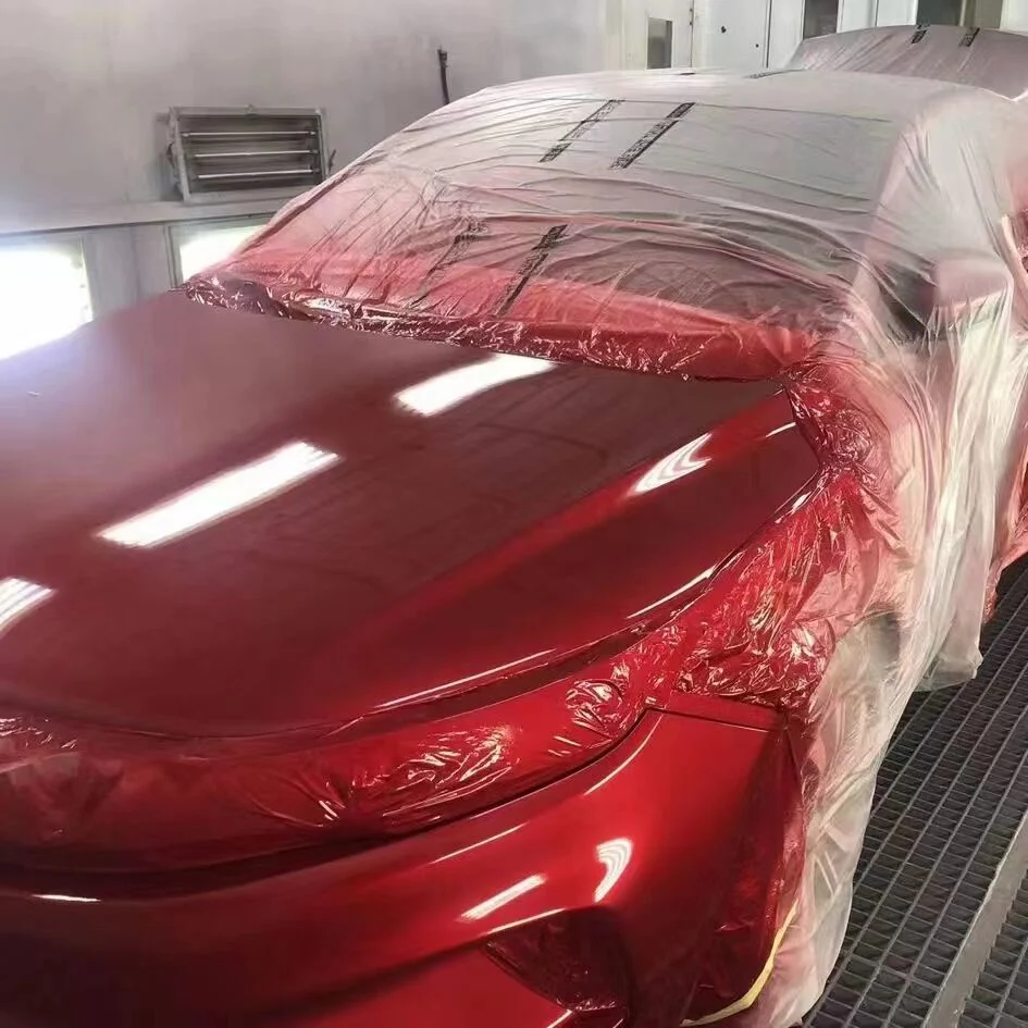 Tinta para automóvel Rapcoat de camada transparente 2K High Solid High Gloss Verniz resistente para automóveis