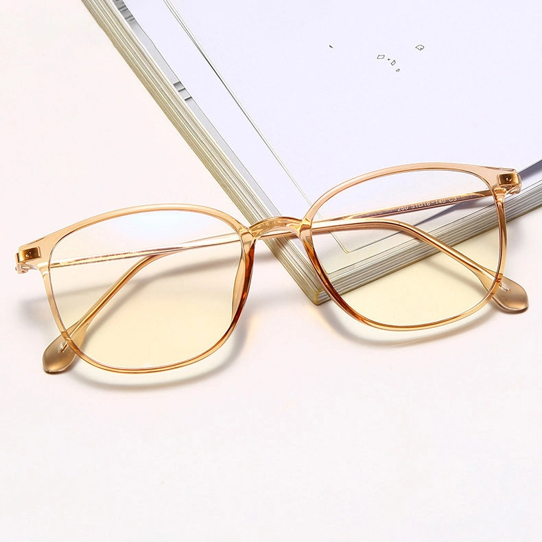 China Factory Supplier Fashion Trend Classic Style Unisex Custom Metal Optical Eye Glasses Tr90 Frame Eyewear