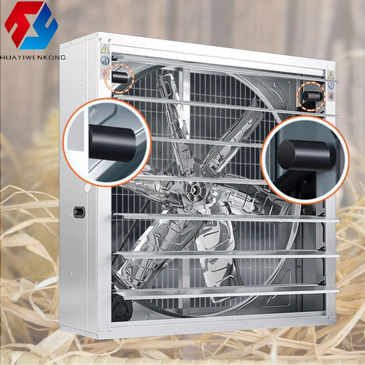 Drop Hammer Ventilation Exhaust Fan Air Blower for Agriculture Greenhouse Ventilation Cooling System