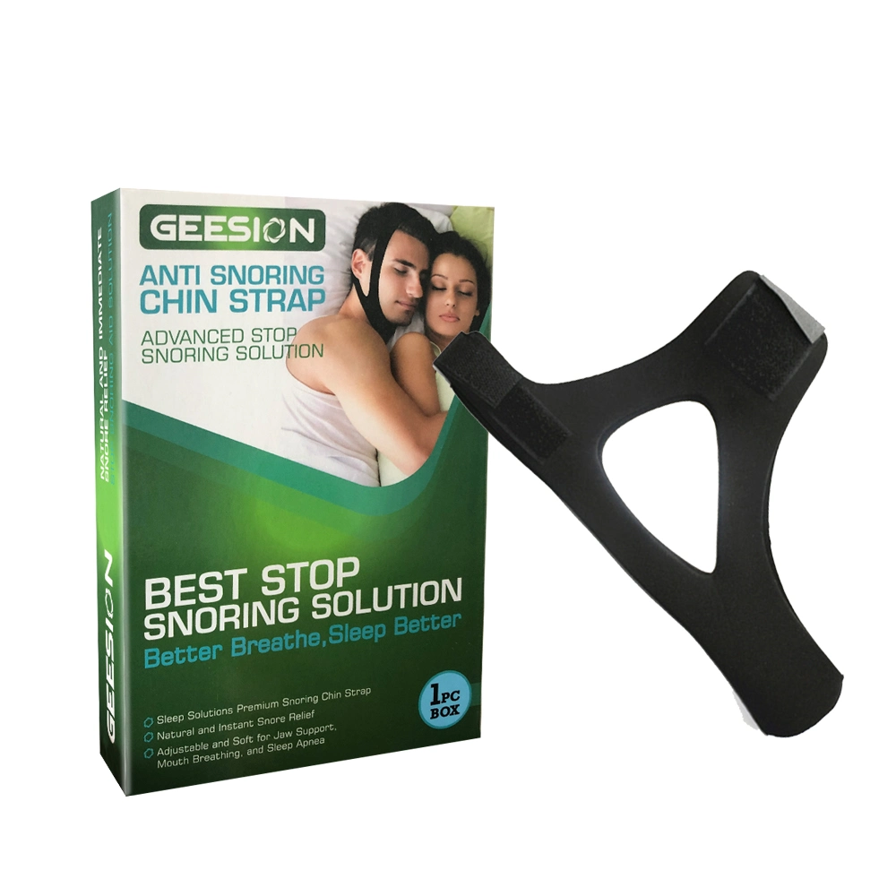 New Snoring Solution Full Head Chin Strap Latest Triangle Anti Snore Chin Belt