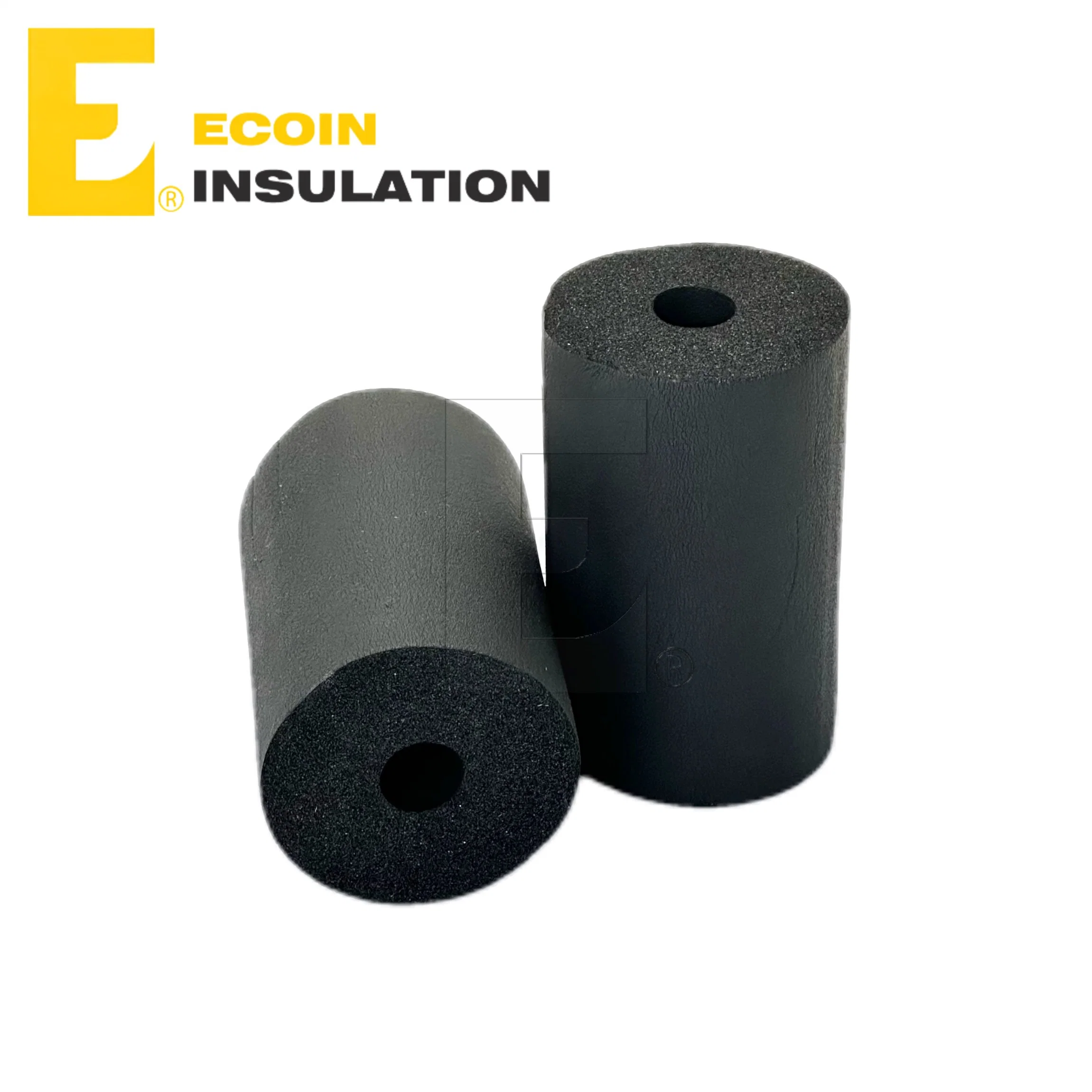 Soft Plastic Pipes High-Temperature Rubber Foam Pipe Insulation Black Rubber Foam Insulation Tubes for Air Duct