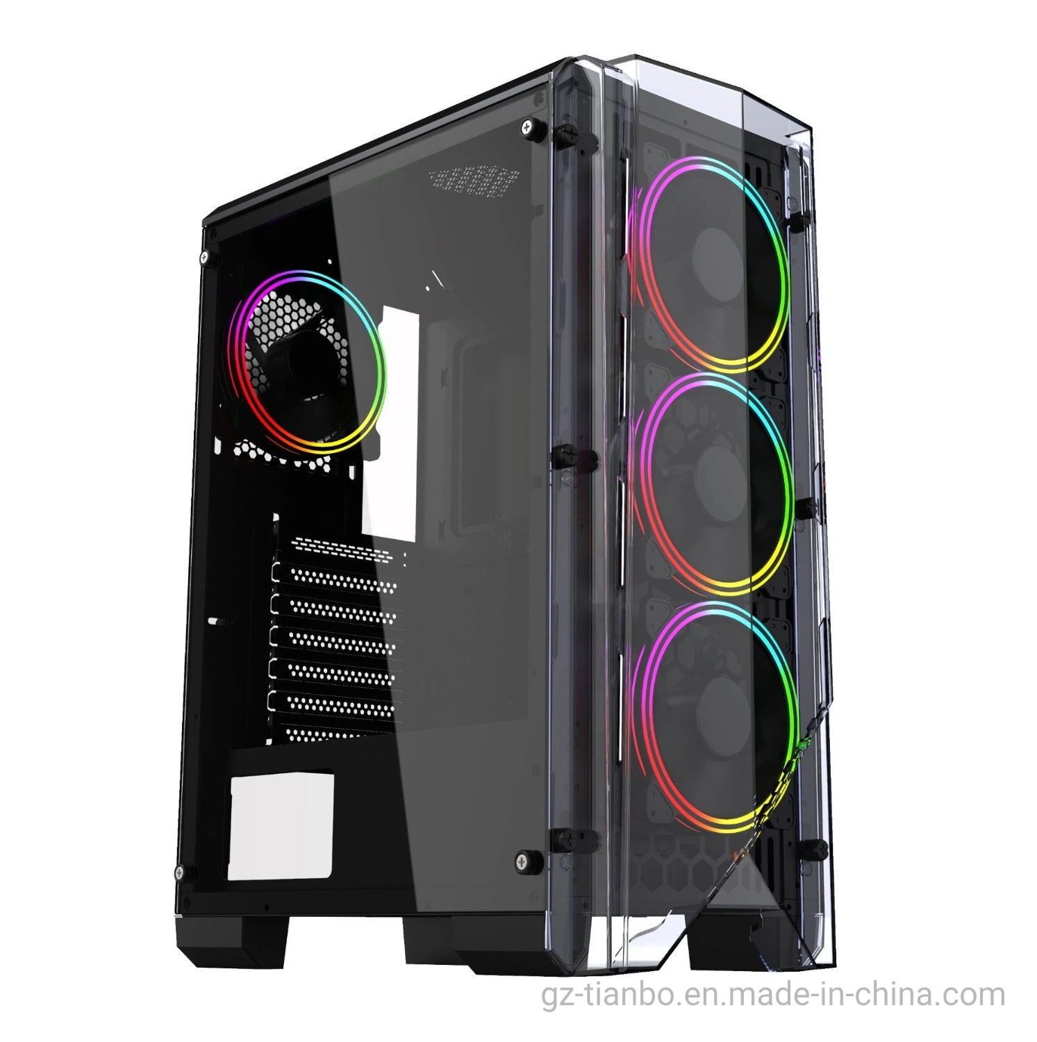 China Lieferant ATX MID Tower Gaming Computer Gehäuse Computergehäuse