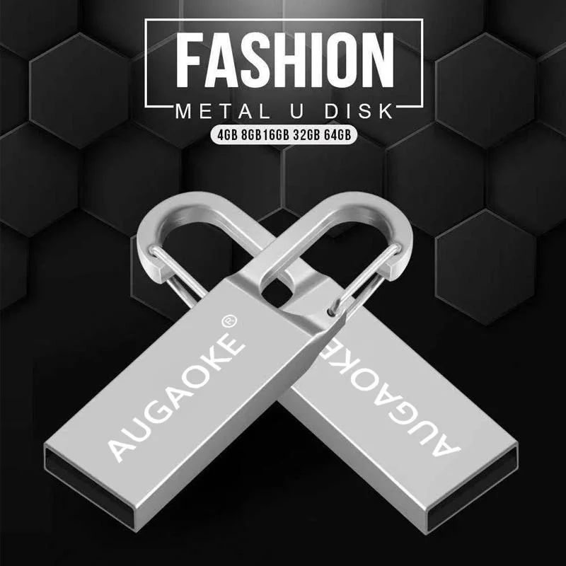 Augaoke Gjus81 Cheapest Flash Drive Custom Bulk barato 64GB Metal USB del ordenador