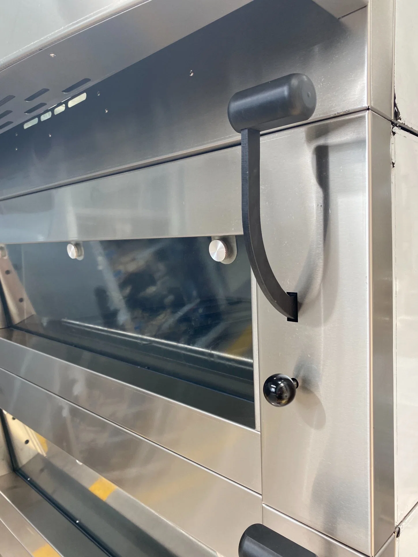Comercial exce o Controle Digital Chef de Confeitaria vidro grandes equipamentos de cozedura no forno eléctrico da máquina de assar o equipamento de padaria equipamento de cozinha com pedra para pão um