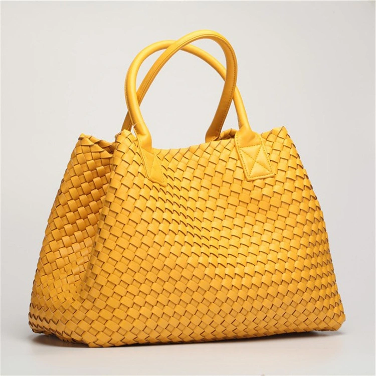 OEM Logo Luxury Designer Women Handmade Tote Bag