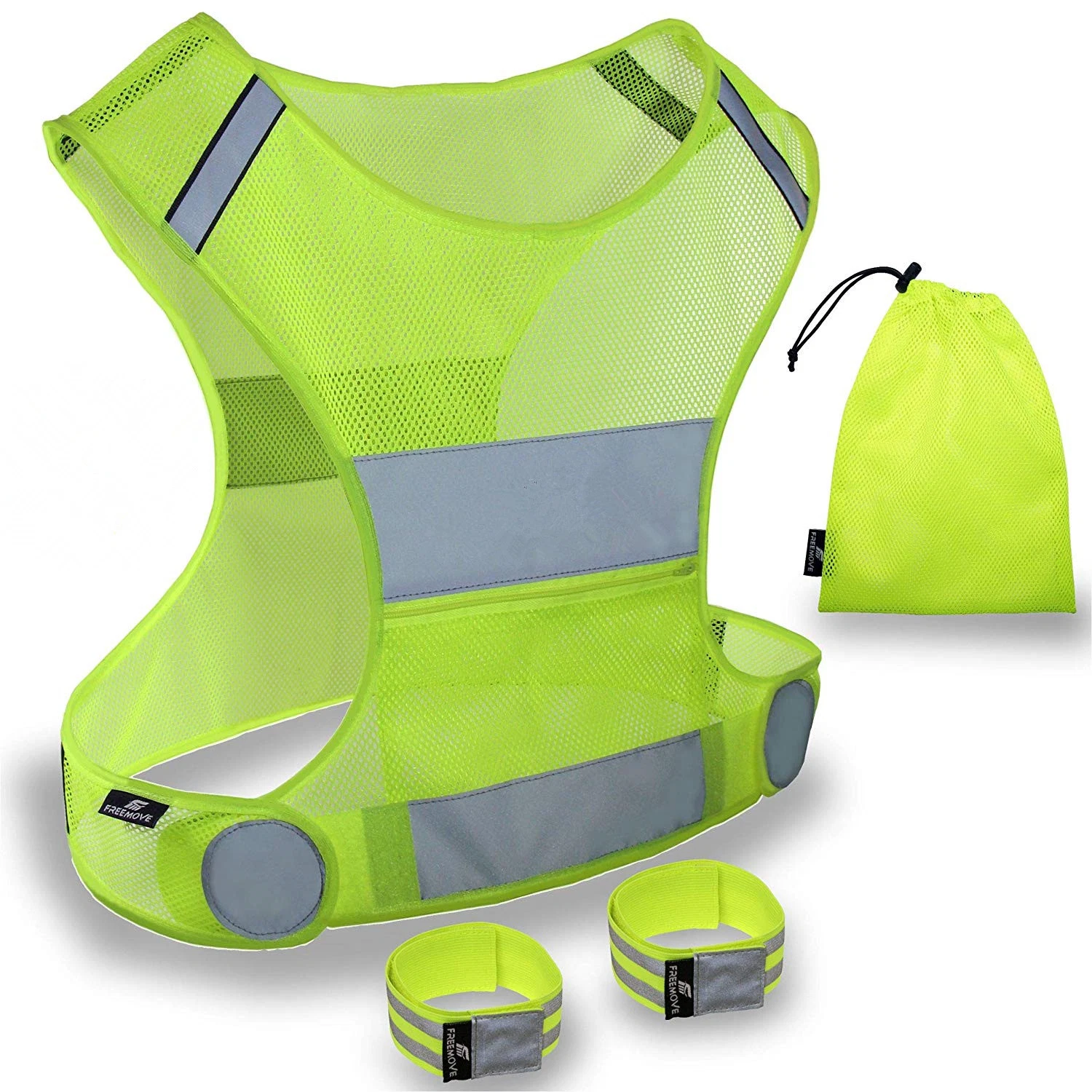 Bulk Sale Hi Vis Vest Men Women Protective Safety Vest with Pockets