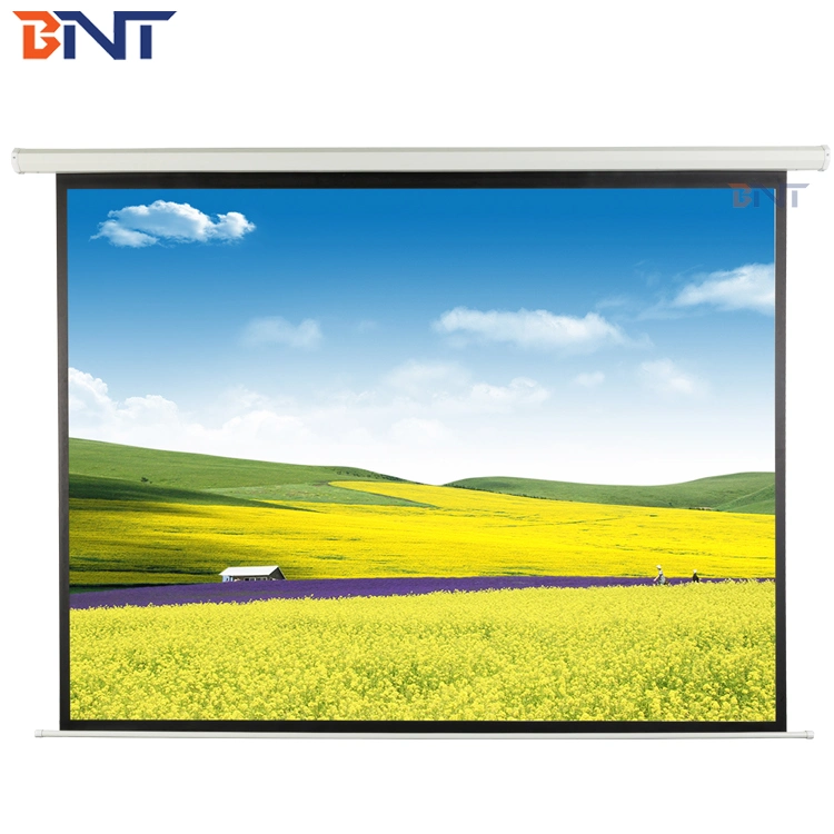 Bnt 100 Inch Projector Electric Screen with Super Quite Synchronous Motor