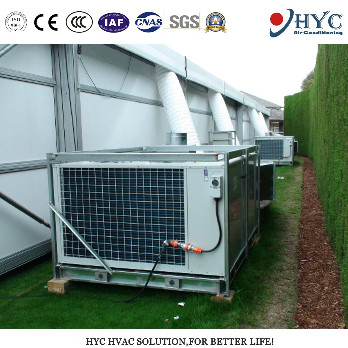 HVAC Portable DC Inverter Air-Cooled Cooling Rooftop Packaged Air Conditioning Unit with Heat Recovery