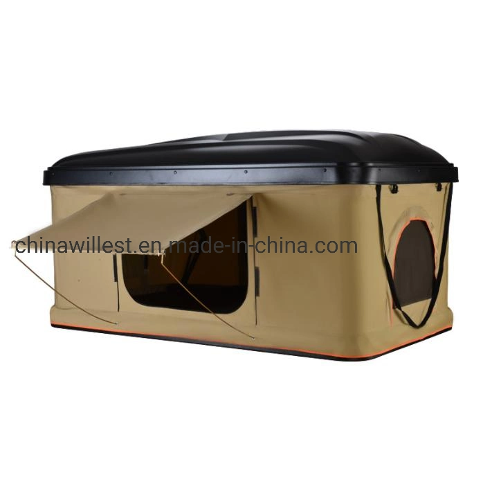 Lazyhiker Outdoor Wholesale/Supplier Car Rooftop Tent Factory ABS Hard Shell Automatic Camping Tent for Offroad Car Use