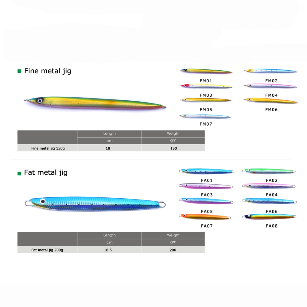 Colorida Mustad anzuelo Japón hizo llevar pescado Metal lento calibre