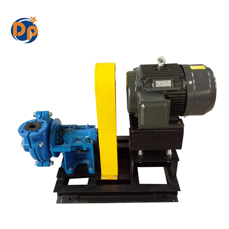 High Pressure Dredging Slurry Rubber Material Horizontal Slurry Pump Belt Drive