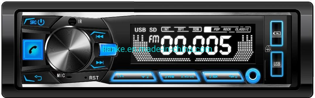 Leitor de rádio de painel fixo Bluetooth MP3 digital USB para automóvel/5502