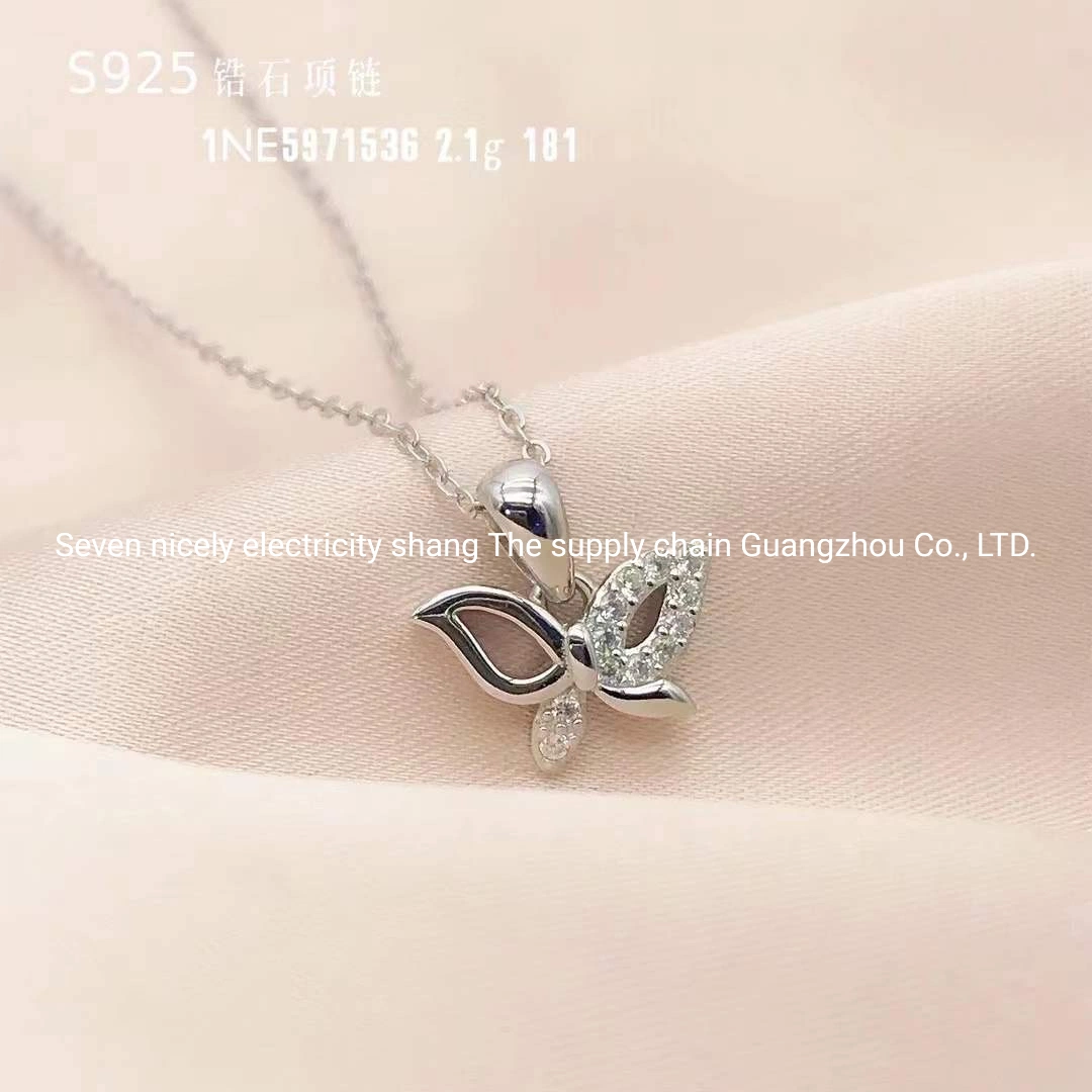 Fashion New Design 925 Sterling Silver Hot Sale Heart Necklace Jewellery for Women Gift