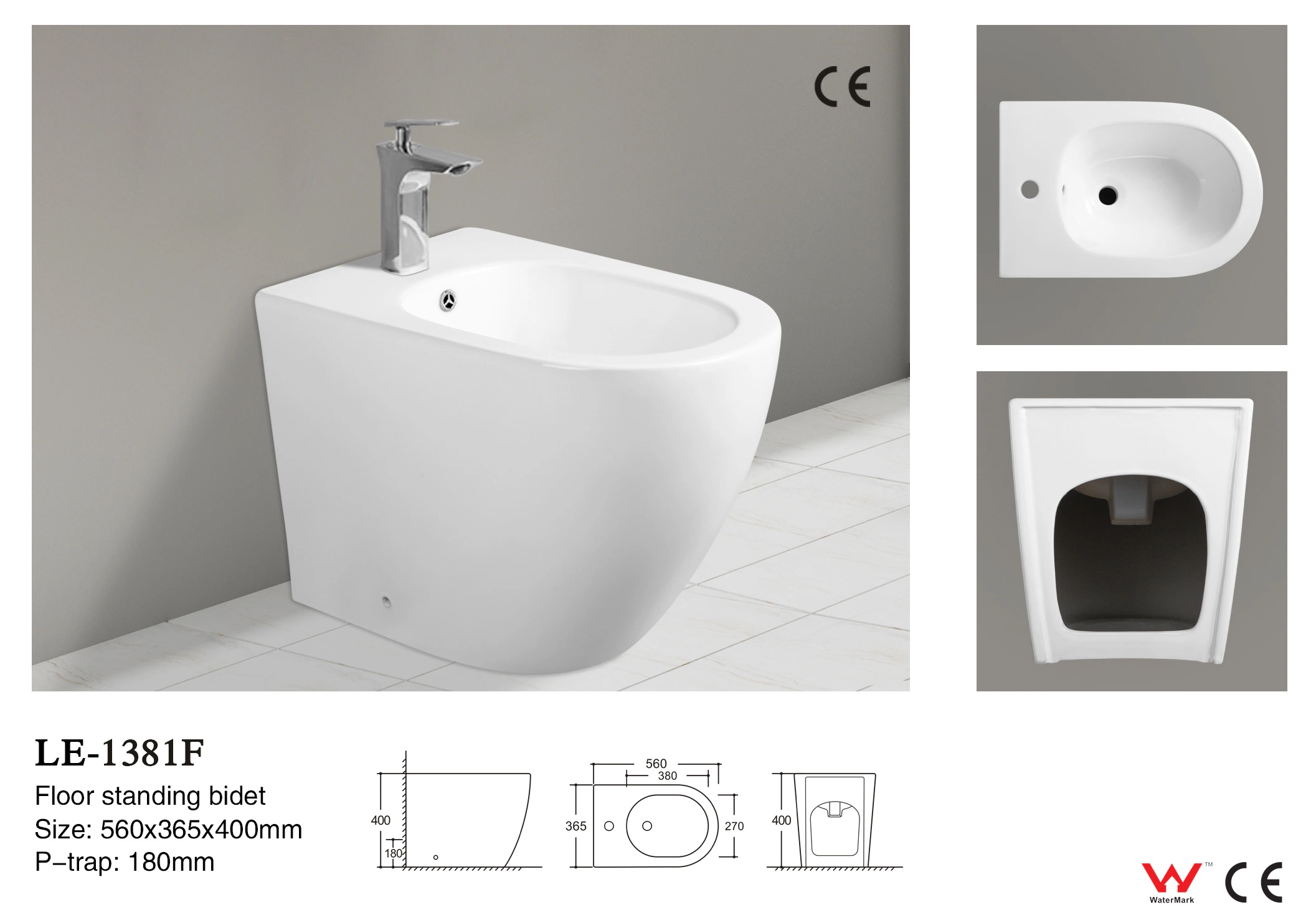 Europa Hot Sell Colgante Top Venta Cuarto de Baño pared de cerámica Hung Aseo 2280-1