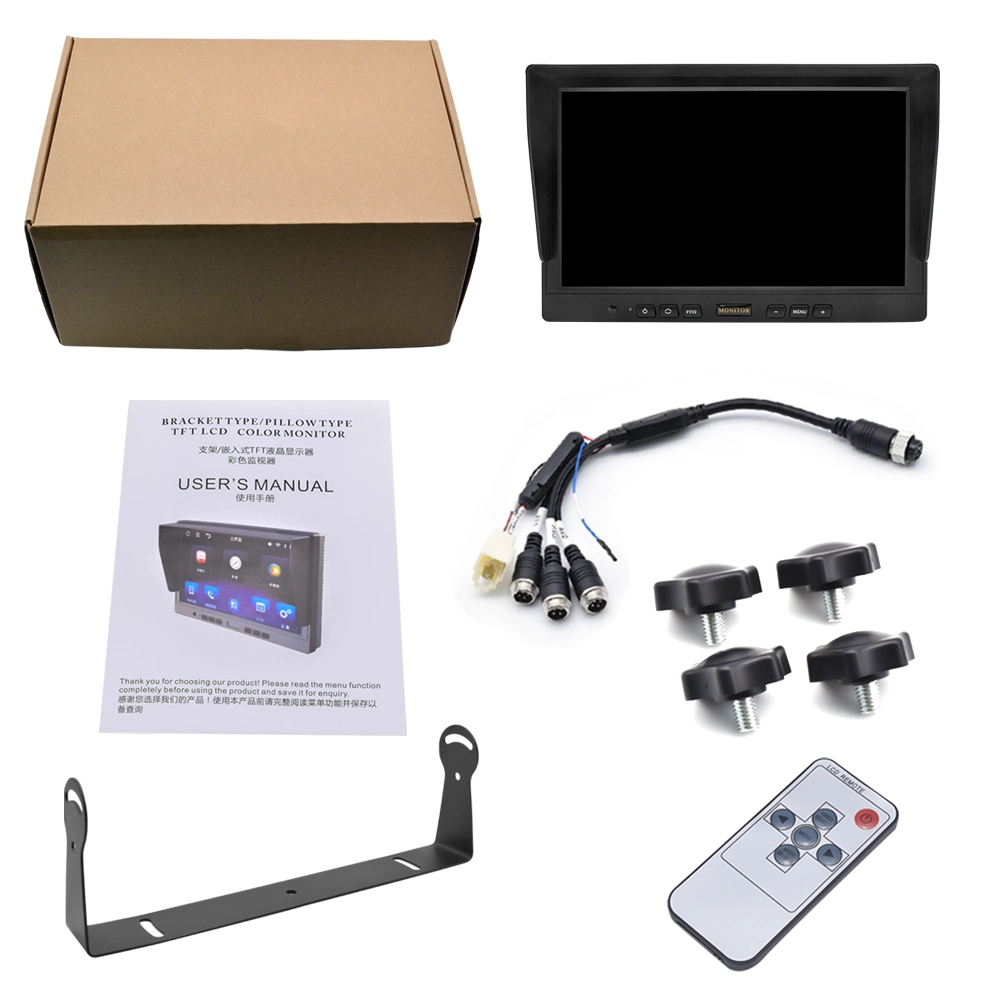 7inch 9inch 10.1inch 3CH 1080P TFT LCD Car Monitor Rear View Monitor